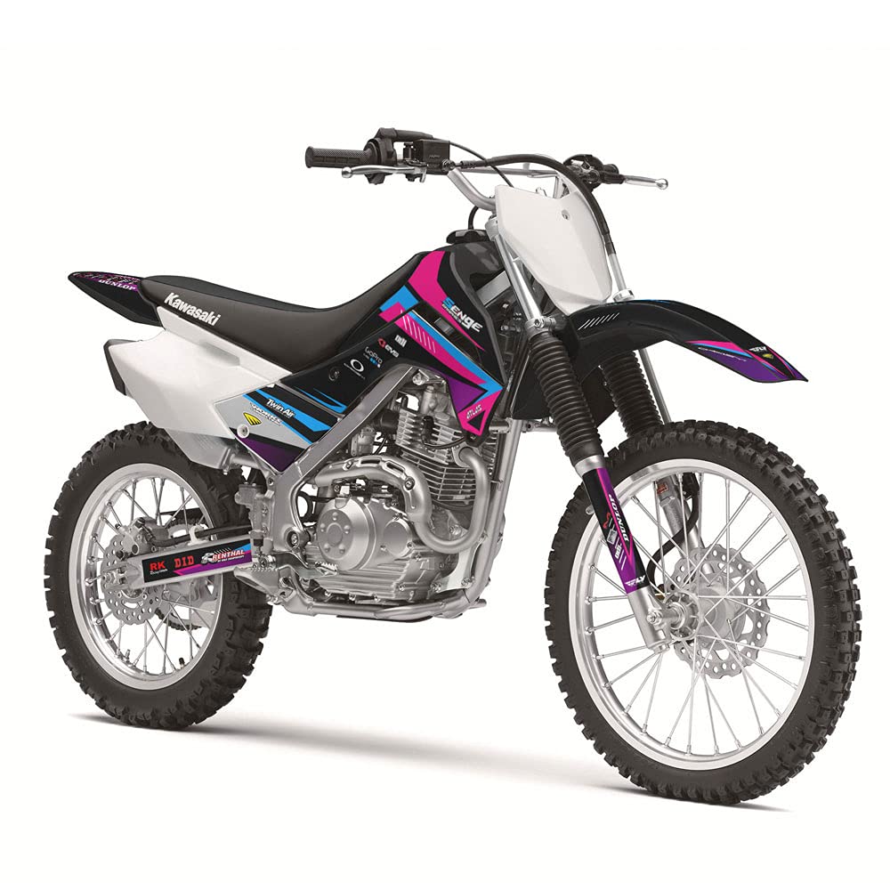 Amazon.com: 2008-2018 KLX 140 SURGE Pink Senge Graphics Base Kit